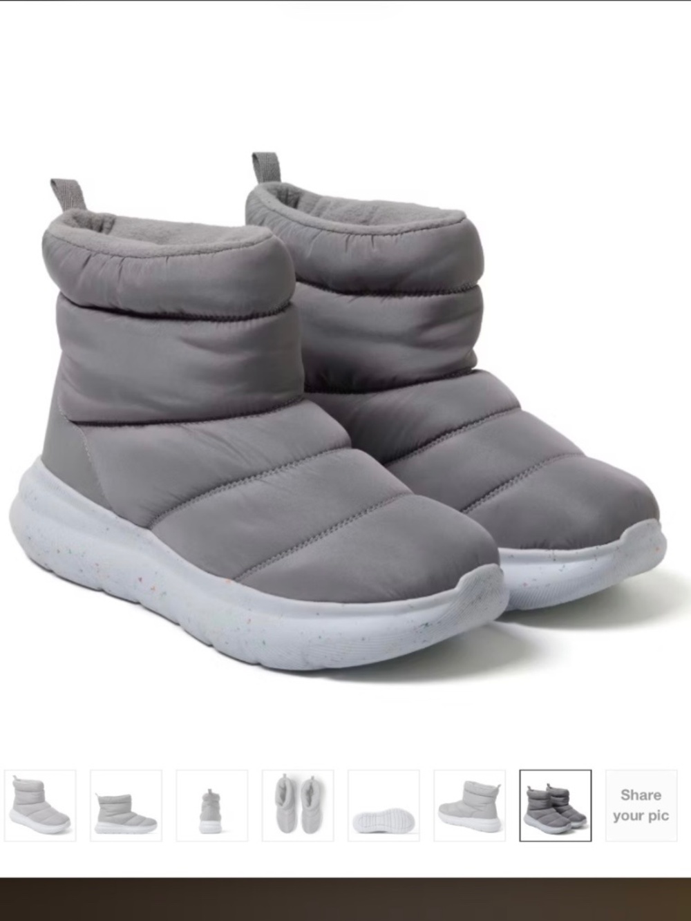 Dearfoams Men's Texoma Bootie With Regnr8 - Medium Grey Size 12